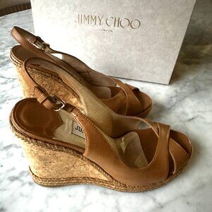JIMMY CHOO Amely Wedge Sandals